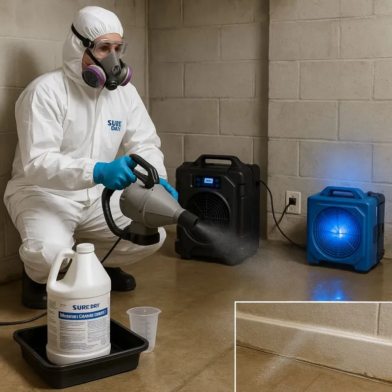 Sanitization and Odor Removal process in Cedar Hills, UT